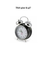 Thời gian là gì? (Đặng Vũ Tuấn Sơn) potx