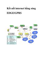 Kết nối internet bằng sóng EDGE/GPRS ppsx