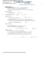 Đề thi thử toán của ĐHSP HN 1