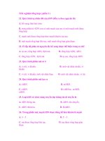 Trắc nghiệm tổng hợp ( phần 2 ) ppt