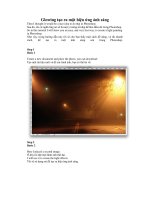 Glowing tạo ra một hiệu ứng ánh sáng pdf