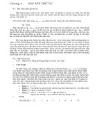 Chương 4. SẮP XẾP THỨ TỰ pptx