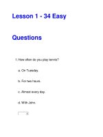 Lesson 1 - 34 Easy pps