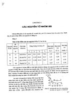 Hóa học vô cơ - Tập 3 - Chương 2 pdf