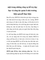 một trong những công cụ hỗ trợ dạy học và công tác quản lí nhà trường potx