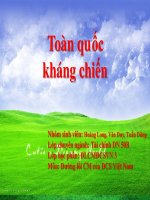 Báo cáo: Toàn quốc kháng chiến pps