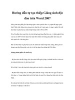 Hướng dẫn tự tạo thiệp Giáng sinh độc đáo trên Word 2007 pps