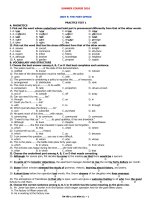 Ôn Tập 11 CB-Unit 9 & Test 3