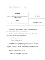 THUỐC THỬ PHƯƠNG PHÁP XÁC ĐỊNH TỔNG HÀM LƯỢNG TẠP CHẤT NITƠ - TCVN2317-78 potx