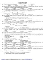 Đề thi thử hoá đại học năm 2009 - đề 7 pot