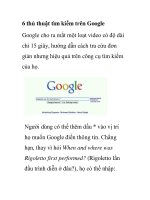 6 thủ thuật tìm kiếm trên Google pptx