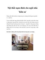 Nội thất nạm đinh cho ngôi nhà ''''kiêu sa'''' doc