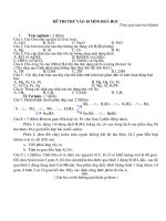 De Thi Thu Mon Hoa Vao 10 nam 2010-2011