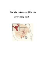 Các biến chứng nguy hiểm của xơ vữa động mạch doc
