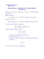 Đề kiểm tra giữa kỳ giải tích 2 docx
