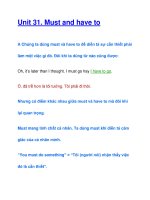 Unit 31. Must and have to doc