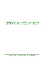 Hướng dẫn thanh toán phí bảo hiểm BATT