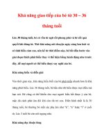 Khả năng giao tiếp của bé từ 30 – 36 tháng tuổi pdf