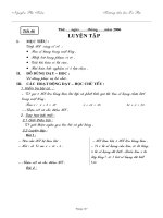 GIÁO ÁN TOÁN  HKI (PHẦN 2)