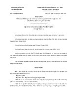 Phê chuẩn Đề án quản lý và bảo vệ môi trường trên địa bàn huyện Văn Yên đến 2010 và định hướng đến năm 1015 pdf