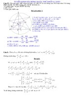 Đáp án thi vào 10 Hải Dương 2010