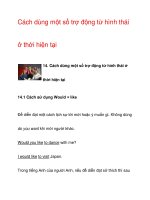 Cách dùng một số trợ động từ hình thái ở thời hiện tại 1 potx