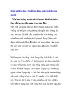 Kinh nghiệm bảo vệ mắt khi dùng máy tính thường xuyên pptx