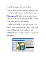 Tạo hình nền trang trí thư mục Windows ppt