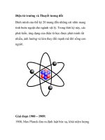 Điện từ trường và Thuyết tương đối docx