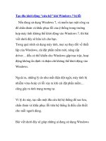 Tạo đĩa khởi động “cứu hộ” khi Windows 7 bị lỗi ppt