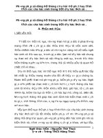 Sử dụng câu hỏi phát huy tính tích cực học tập cho học sinh