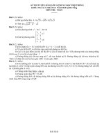 de thi va dap an mon toan vao 10 Da Nang (2010-2011)