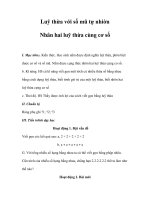 Luỹ thừa với số mũ tự nhiên Nhân hai luỹ thừa cùng cơ số pdf