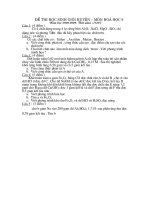 Đề thi HSG huyện hóa 9(08-09)