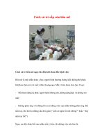 Cách xử trí cấp cứu hôn mê pptx