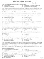 ĐỀ LUYỆN THI SỐ 3: CON LẮC ĐƠN