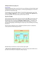 Thiết lập cấu hình cho ứng dụng .Net ppt