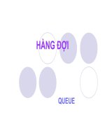 BÀI GIẢNG: HÀNG ĐỢI pps
