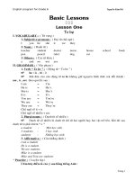 Tài liệu dạy thêm cho hs trước khi vào lớp 6