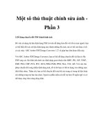 Một sô thủ thuật chính sửa ảnh - Phần 3 potx