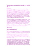 Các phương pháp lý thuyết để phân tích nguồn khối và bộ dẫn khối ( phần 1 ) pptx