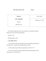 Thuốc thử AXIT CLOHIDRIC - TCVN 2298-78 pps