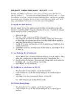 Khắc phục lỗi Dumping Phisical memory của Win XP ppsx