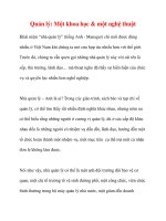 Quản lý: Một khoa học & một nghệ thuật docx