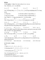 Đề thi thử vào 10 tinh NĐ 2010-2011