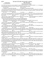 đề thi ĐH đẳng cấp 2