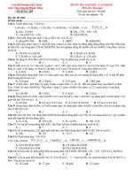 Đề Hóa Thi Thử  Đại Học 2010 ( lần 4)