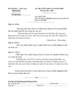 VĂN 9 _KỲ THI TUYỂN SINH VÀO LỚP 10 THPT - BÌNH ĐỊNH-2008