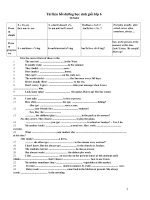 Tài liệu ôn tập Tiếng Anh 6