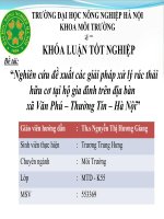 Powerpoint nghiên cứu đề xuất các giải pháp xử lý rác thải hữu cơ tại hộ gia đình trên địa bàn